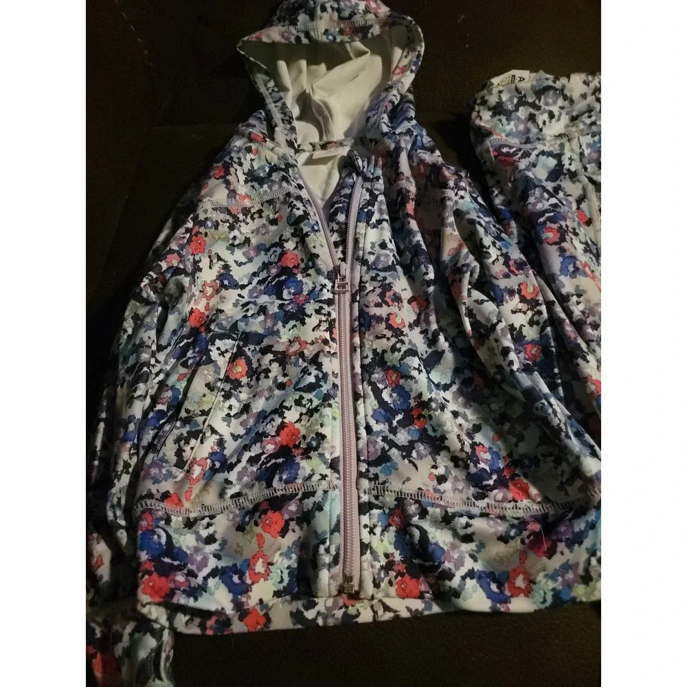 Gymboree gymgo zip up jacket leggings active‎ xs 4